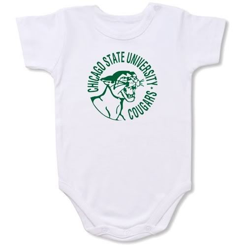 Chicago State Cougars  Baby Bodysuit Creeper #01